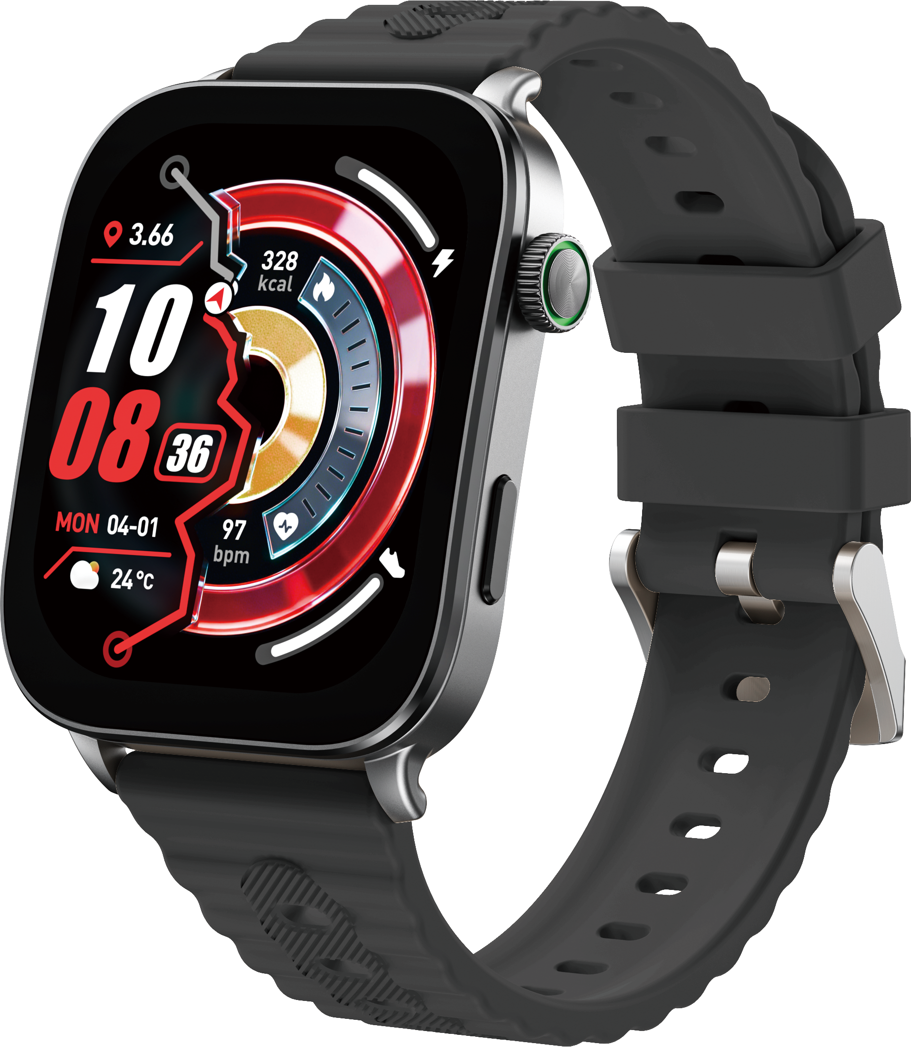 oraimo Watch Nova 2 Air Smartwatch  Slim Curved Fit, Smarter Every Moment